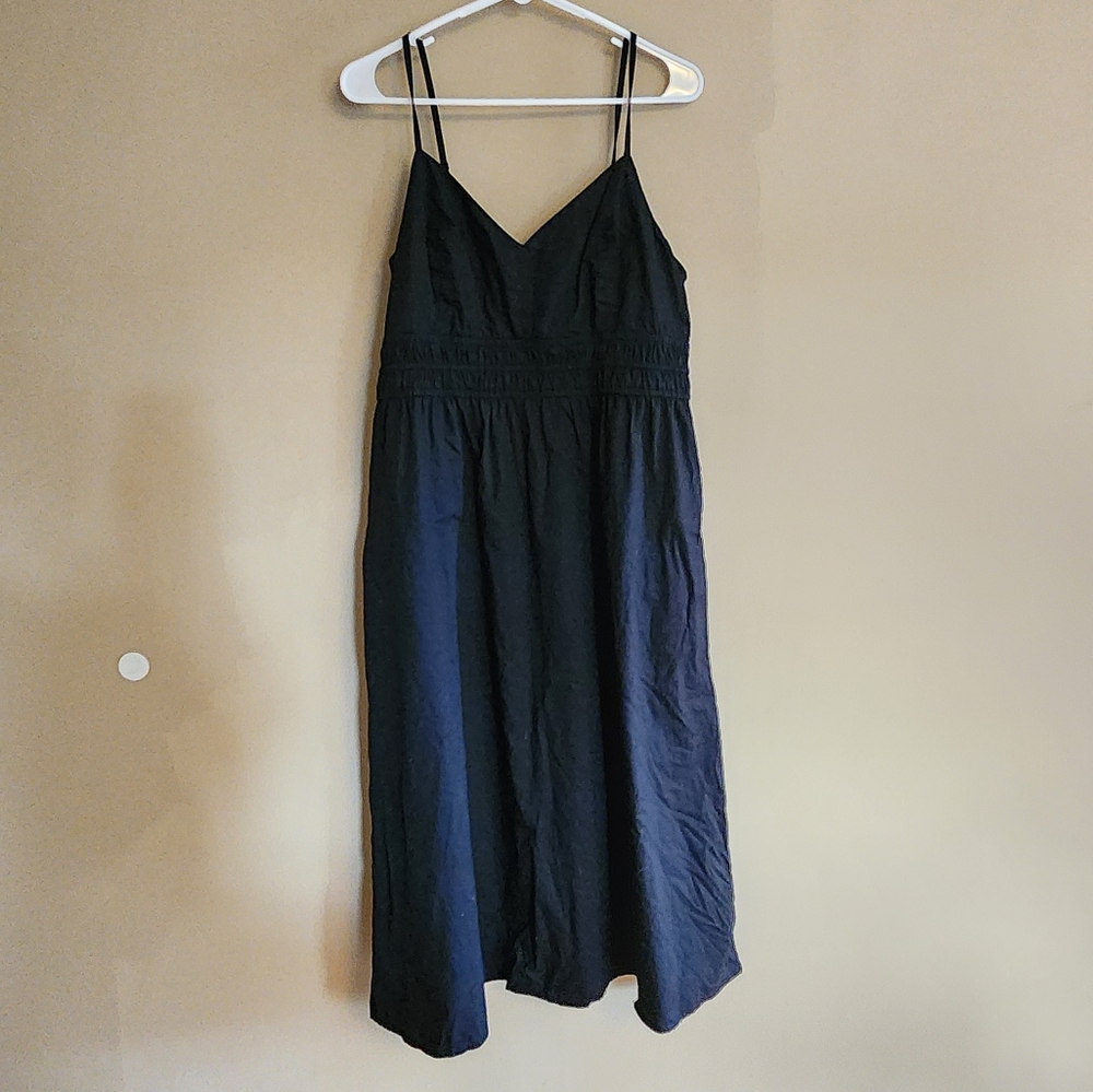 *Old navy black Spaghetti Strap maxi Dress sz L